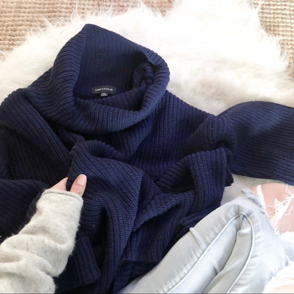 Lord & Taylor Sweaters - LORD & TAYLOR Funnelneck Sweater